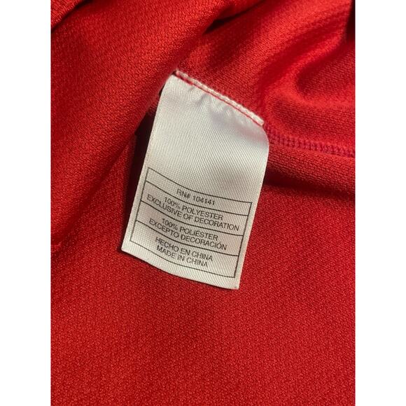 Nike ACG Sweater Mens XL Red 1/4 Zip Pullover Dry Fit Long Sleeve Pocket - Picture 7 of 8